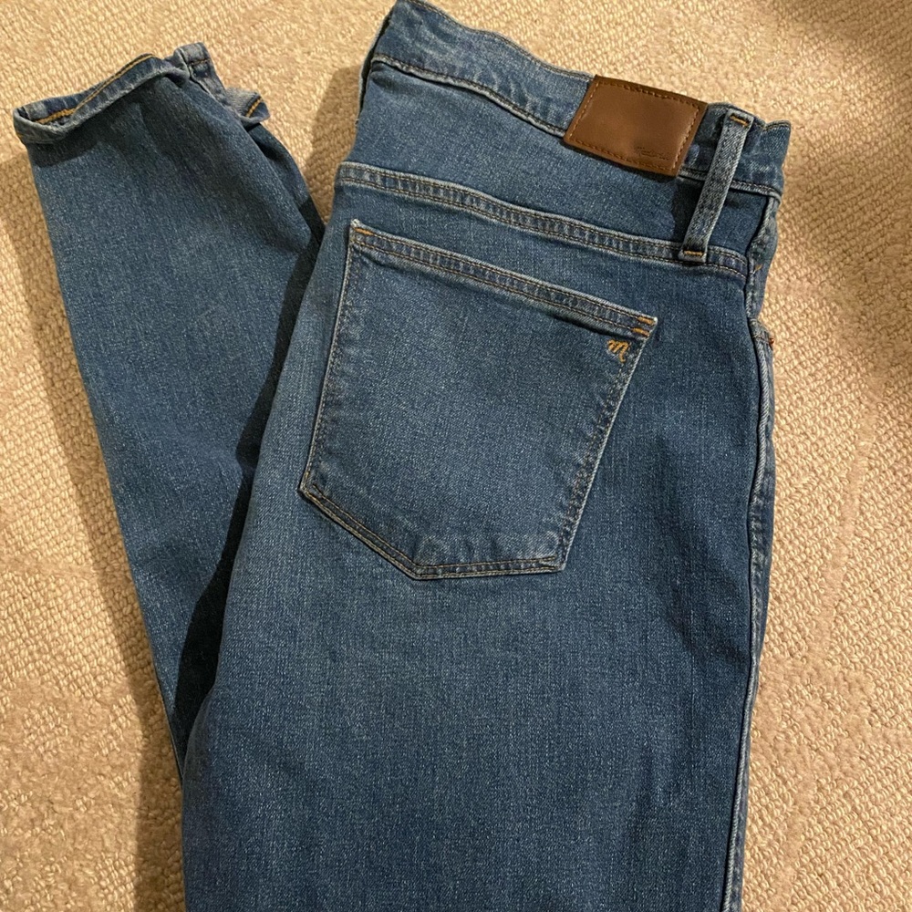 Madewell, high rise skinny jeans